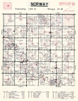 Plate N - Norway Township, Traill County 1958